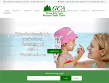 Tablet Screenshot of gcafcu.org